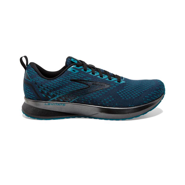 Brooks Levitate 5 Road Running Shoes - Men's - Titan DarkCyan/Crystal Teal/Black (96234-EVIJ)